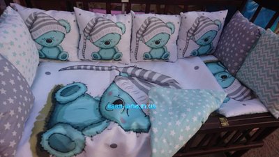 Детская постель Борты подушками Разные расцветки 2742 фото