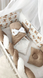 Набор в кроватку Косичка Минки плюш в полной комплектации Коричневый Kosichka Minki Plush Korichneviy фото