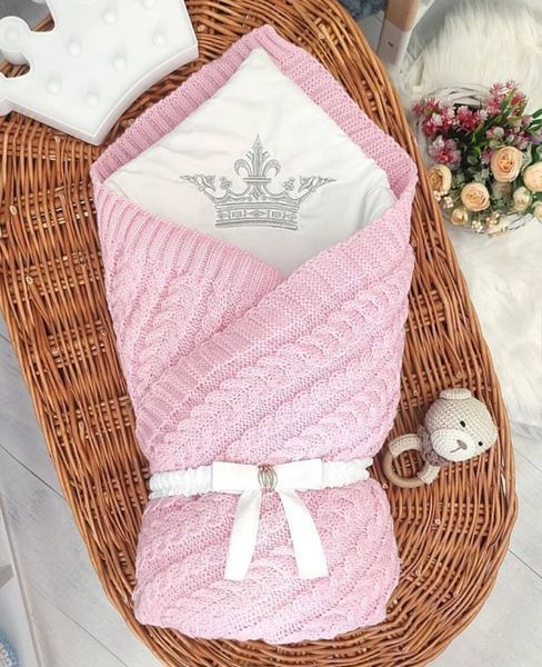 Комплект на виписку з 3-х предметів ТМ Elliz Rich Рожевий 79533-65 фото