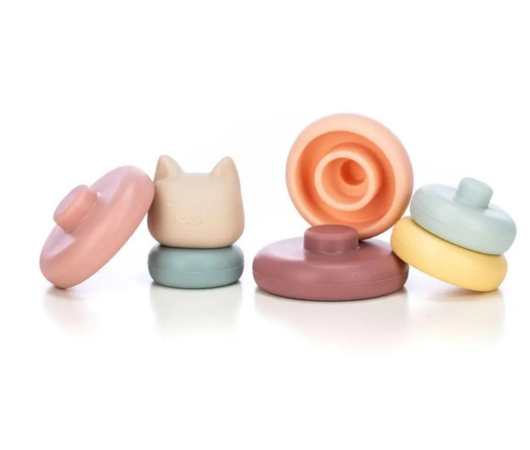 Силиконовый сортер FreeON Башня Kitty, multicolour FreeON Bashnya Kitty, multicolour фото