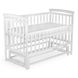Детская кроватка для новорожденных Лодочка DeSon Transformer без ящика белый Deson-05 фото 5