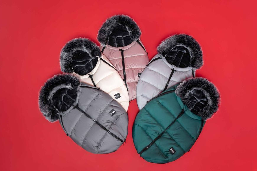 Зимовий конверт Bair Cocon mini Оwl grey Сірий 626089 фото