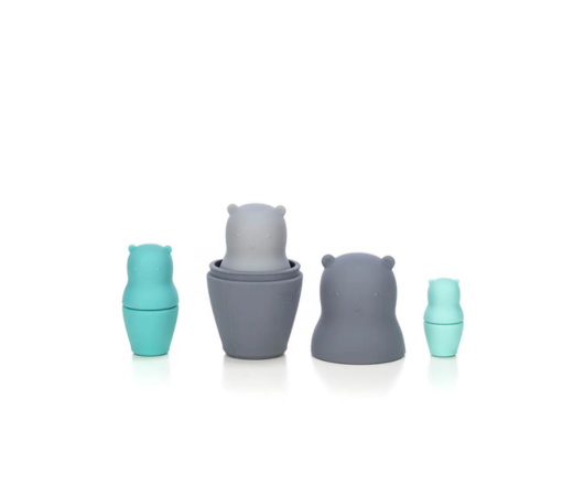 Силиконовый сортер FreeON мишки, grey - mint FreeON mishki, grey - mint фото