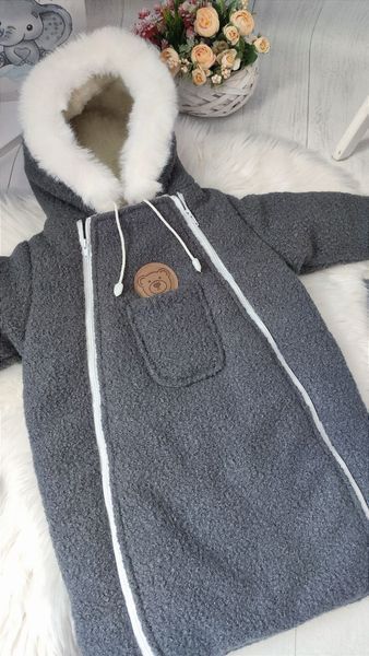 Зимовий комбінезон конверт мішечок EILiz Чорний Winter envelope EILiz Black фото