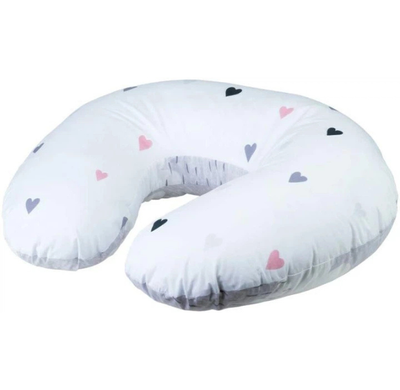 Подушка Bubaba by FreeON Hearts and Clouds 70х60 см, grey 41106 фото