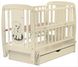 Кровать Babyroom Собачка DSMYO-3 маятник, ящик, откидной бок бук слоновая кость  DSMYO-3 фото 4