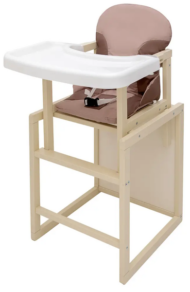 Стільчик-трансформер Babyroom Поні-260 слонова кістка капучино / шоколад   680991 фото