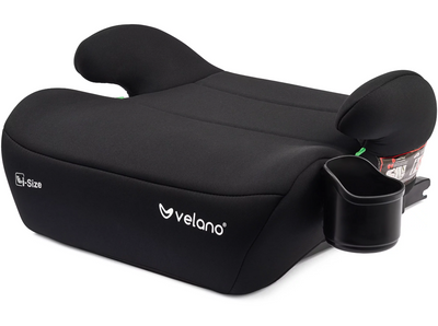 Бустер VELANO Primo i-Size 125-150 см, ISOFIX + подстаканник, black 38507 фото