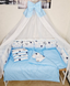 Набір в ліжечко Bonna Comfort Корона Блакитний Comfort Korona Goluboy фото