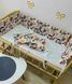 Бортики - захист у дитяче ліжечко Африка Bortyky - zakhyst u dytyache lizhechko Afryka фото