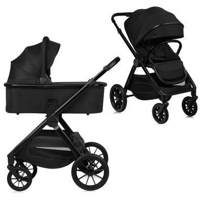 Коляска 2 в 1 Lionelo LAYLA 2IN1  LO-LAYLA 2IN1 BLACK ONYX фото