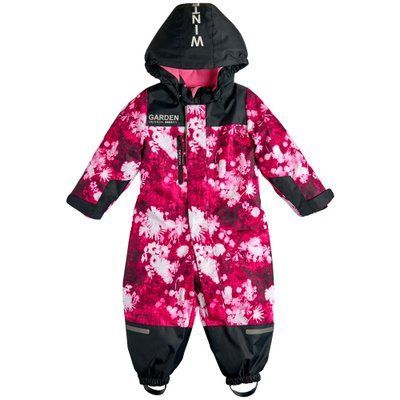 Комбінезон Garden Baby Малиново-чорний з білим  101018-63/33/46-98 фото