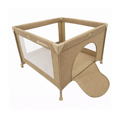 Манеж детский квадратный VELANO Cubo, beige VELANO Cubo, beige фото