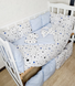 Набір в ліжечко Bonna Eco Зірки Блакитний Eco Zvezdy Goluboy фото