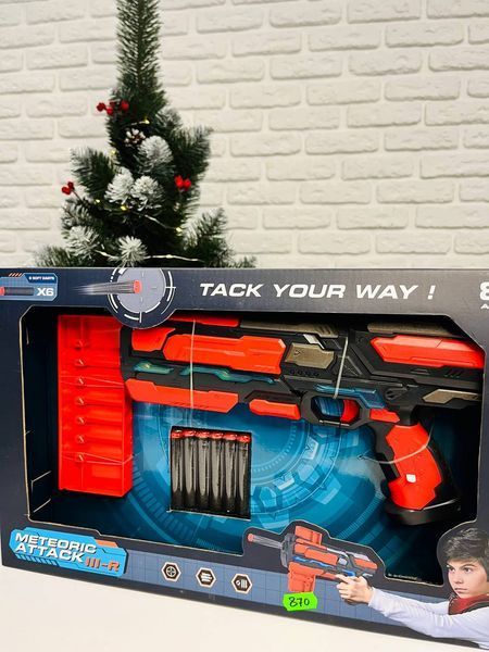 Дитячий бластер YG Toys Meteoric Attack III-R на поролонових патронах та батарейках FJ9883 фото