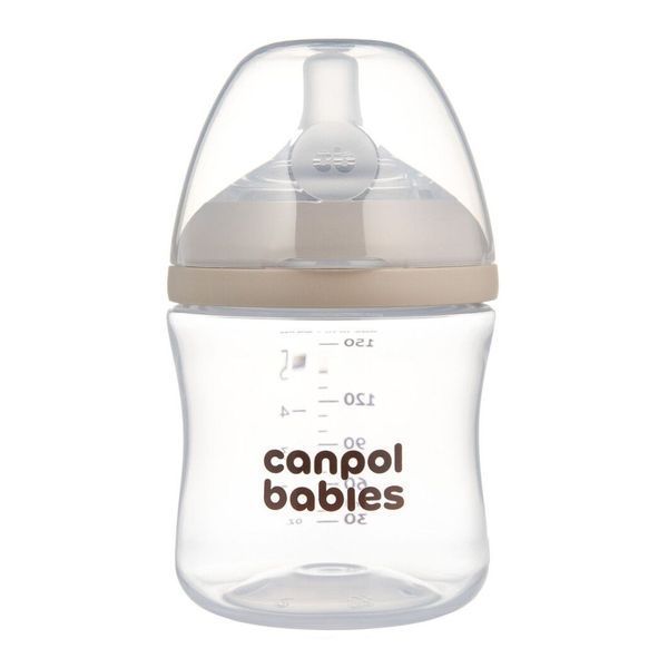 Пляшечка антиколікова Canpol babies Natural Shape з соскою Dual-zone 150 мл 35/400  35/400 фото