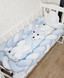 Набір в ліжечко Bonna Mini Корона Блакитний Mini Korona Goluboy фото 1