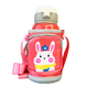 Детский термос-поилка в сумке с чашкой 3 в 1 розовый 600 ml 0311  rozovyy 600 ml 0311 фото