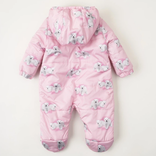Демисезонный комбинезон Garden Baby Белые мишки 101033 68 фото
