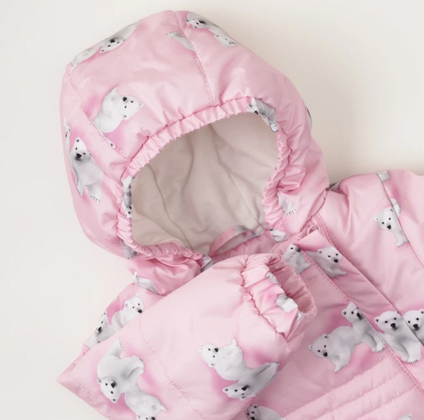 Демисезонный комбинезон Garden Baby Белые мишки 101033 68 фото
