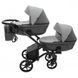 Коляска 2 в 1 для двійні Bair Kiwi DUO ECO BKD-21/15 Сірий / графіт 681043 фото 4