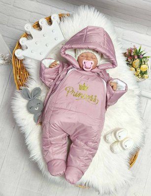 Демисезонный комбинезон Princess Розовый kombinezon Princess Rozhevyy 0-3 фото