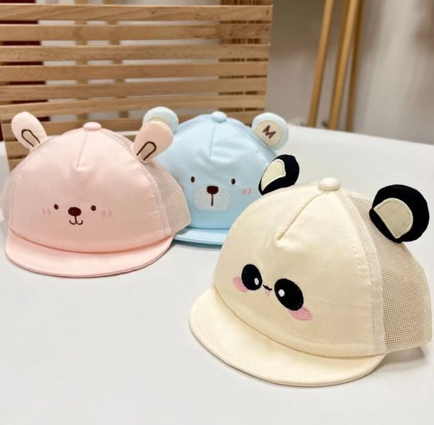 Дитяча кепка з сіткою для малюків Панда kepka z sitkoyu Panda 44 фото