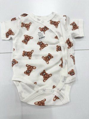 Дитячий боді з коротким рукавом "Ведмедики" bodi "Vedmedyky" 56 фото