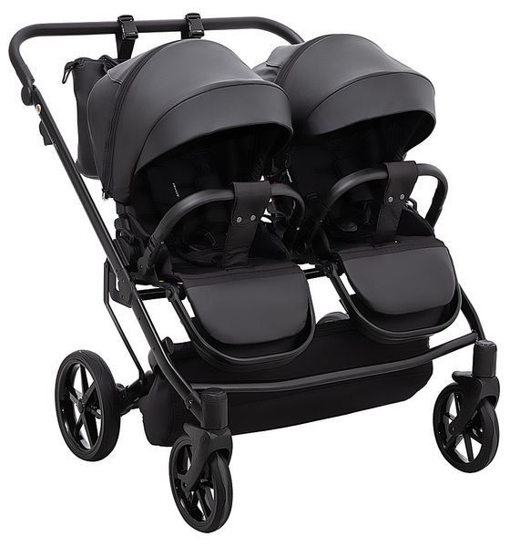 Коляска 2 в 1 для двойни Adamex Leo Duo Eco SA 681143 фото