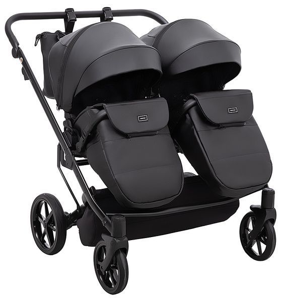 Коляска 2 в 1 для двойни Adamex Leo Duo Eco SA 681143 фото