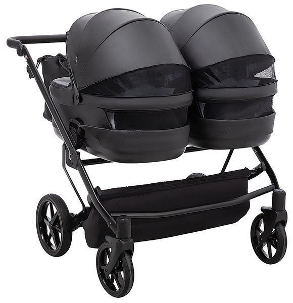 Коляска 2 в 1 для двойни Adamex Leo Duo Eco SA 681143 фото