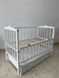 Дитяче ліжечко для новонароджених Ангеліна, з ящиком, відкидний бік, бук білий angelina-01 фото 4