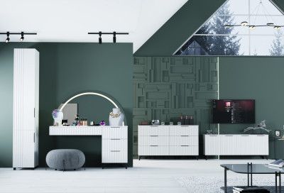 Комод САВАННА ЛОФТ К-307 DiPortes Білий 01170 фото