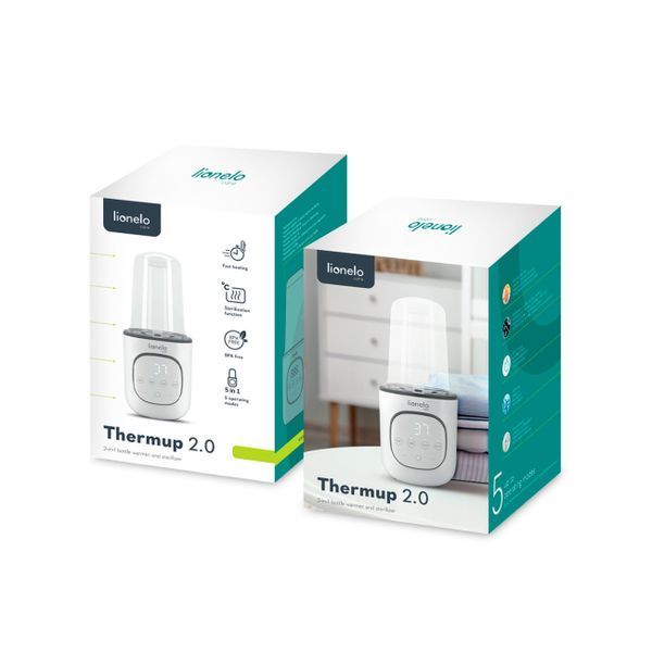 Подогреватель бутылочек Lionelo THERMUP DOUBLE WHITE LOC-THERMUP 2.0 WHITE фото