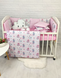 Набор в кроватку для новорожденных Облачко Розовое Пони Oblachko Rozovoe Poni фото 4