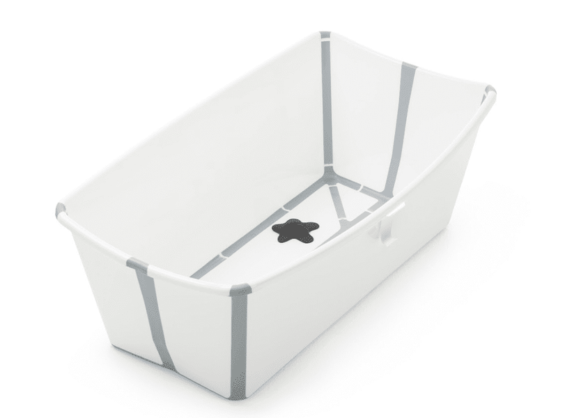 Комплект ванночка для купання Stokke&reg; Flexi Bath&reg; та підставка Білий з сірим 531501 фото