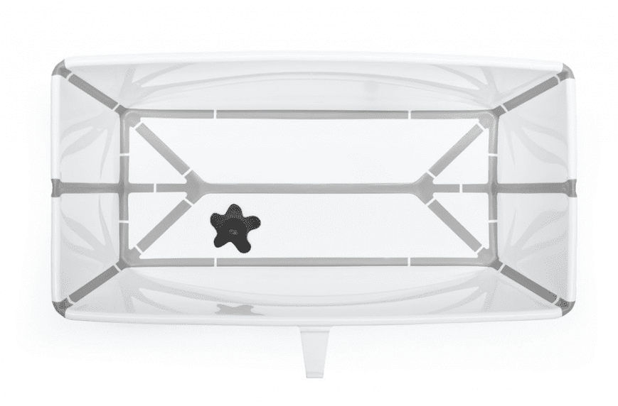 Комплект ванночка для купання Stokke&reg; Flexi Bath&reg; та підставка Білий з сірим 531501 фото