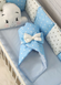 Набор в кроватку для новорожденных Облачко Голубой Звезды Oblako Goluboi Zvezda фото