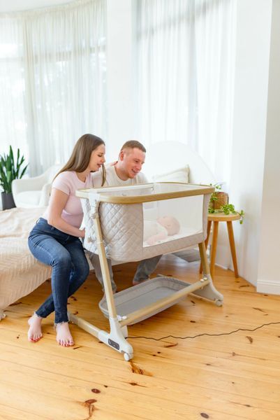 Дитяче ліжечко CARRELLO Prima CRL-16503 Cloud Grey CRL-16503 Cloud Grey фото