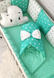 Набор в кроватку для новорожденных Облачко Мята Звезды Oblako Myata Zvezdu фото
