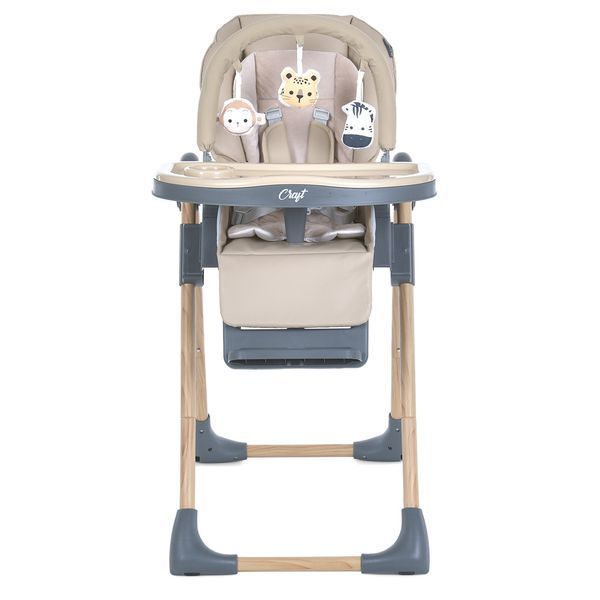 Стільчик для годування ME 1115-W CRAFT Beige ME 1115-W CRAFT Beige фото