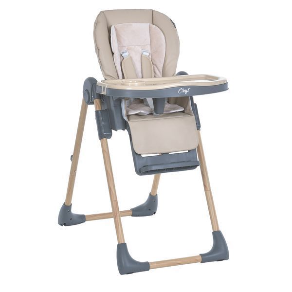 Стільчик для годування ME 1115-W CRAFT Beige ME 1115-W CRAFT Beige фото
