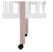 Кровать Babyroom Луна 120x60 набор 80x60 белый/капучино 680870 фото 13