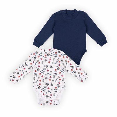 Комплект детских боди для мальчика GABBI BD-24-1 (2 шт.) демисезонный 13930 фото