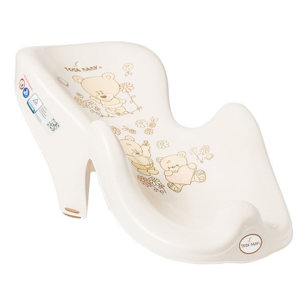 Гірка для купання Tega Baby Teddy "Ведмедик" антиковзна Бежева MS-003 NOWY-119 фото