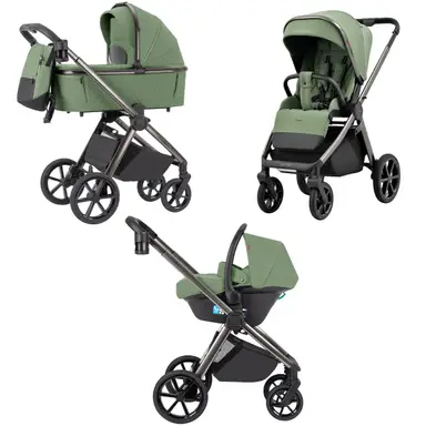 Коляска універсальна CARRELLO Omega CRL-6535 (3in1) Perfect Green /1/ CRL-6535 Perfect Green фото