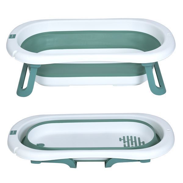 Дитяча складна ванна з вкладишем El Camino ME 1151 Deep Green ME 1151 Deep Green фото