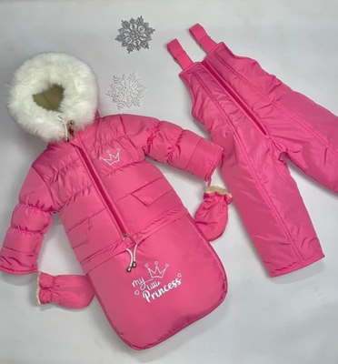 Зимний детский комбинезон-трансформер 3в1 Panda for kids 1215.11 фото