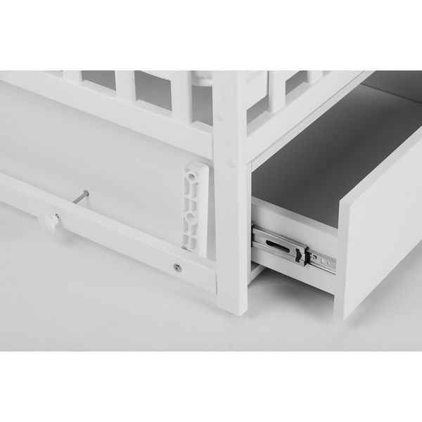 Дитяче ліжечко для новонароджених трансформер DeSon Мрія біла DS-201 фото