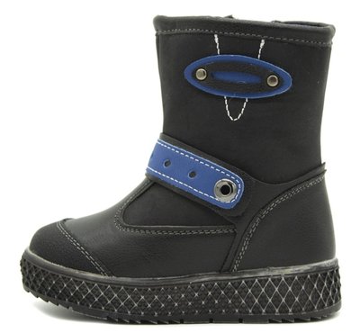 Зимние ботинки для мальчиков BBT.kids Черно-синий s3009-2 23р s3009-2 23 р фото